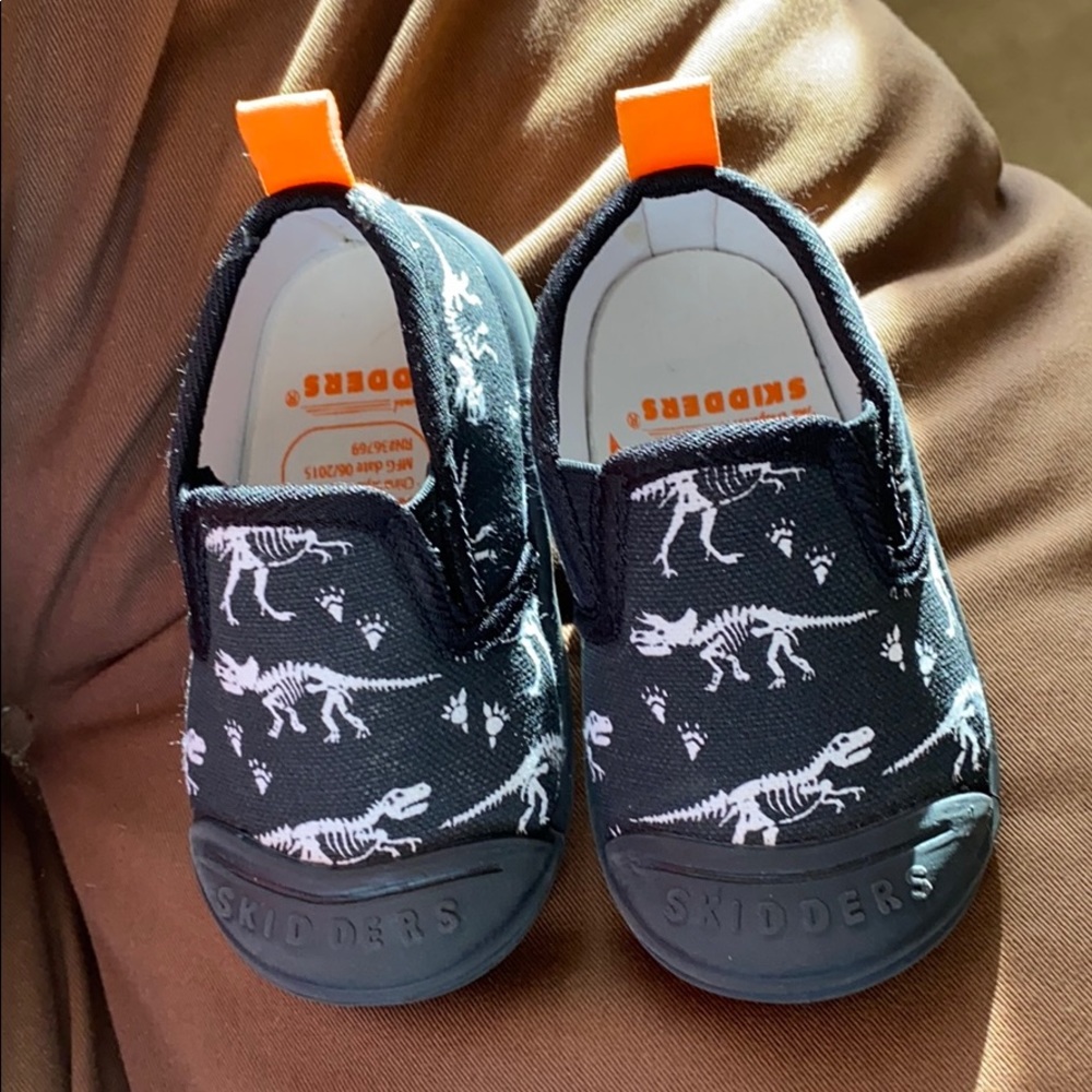 Skidders brand dinosaur shoes